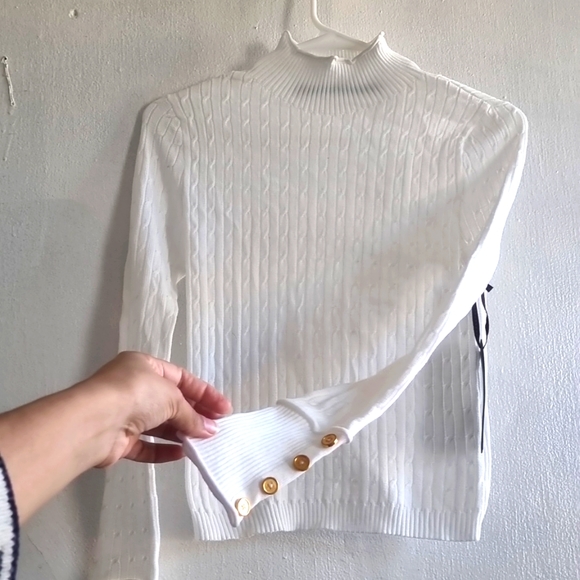 Winter Stretchable Sweater CrewNeck Sweater - Picture 8 of 9